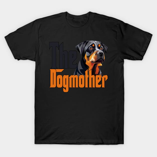 Rottweiler Dog Mom Dogmother Dogs Mommy Rottie T-Shirt by The Agile Store